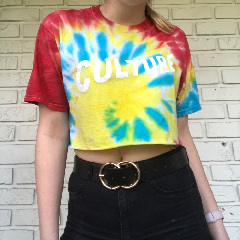 TIE DIE CULTURE CROP TOP